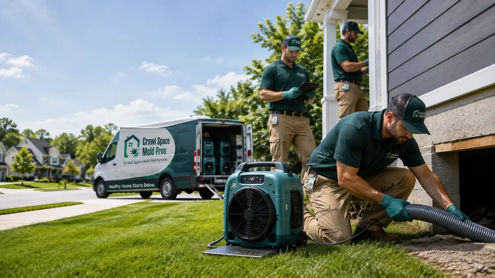 Crawl Space Mold Removal in Byron, NE